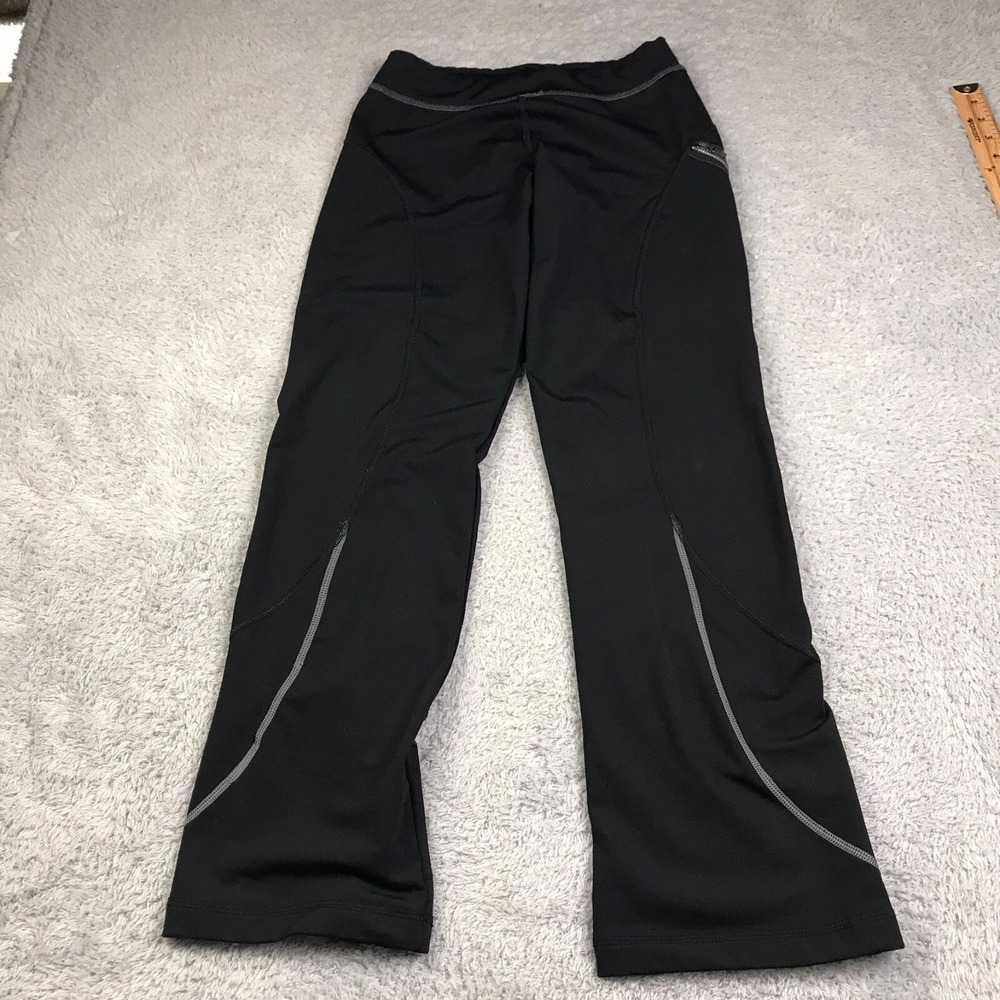 Title Nine Regulator Pants Womens S Black Fleece Lined Bootcut Yoga Leggings